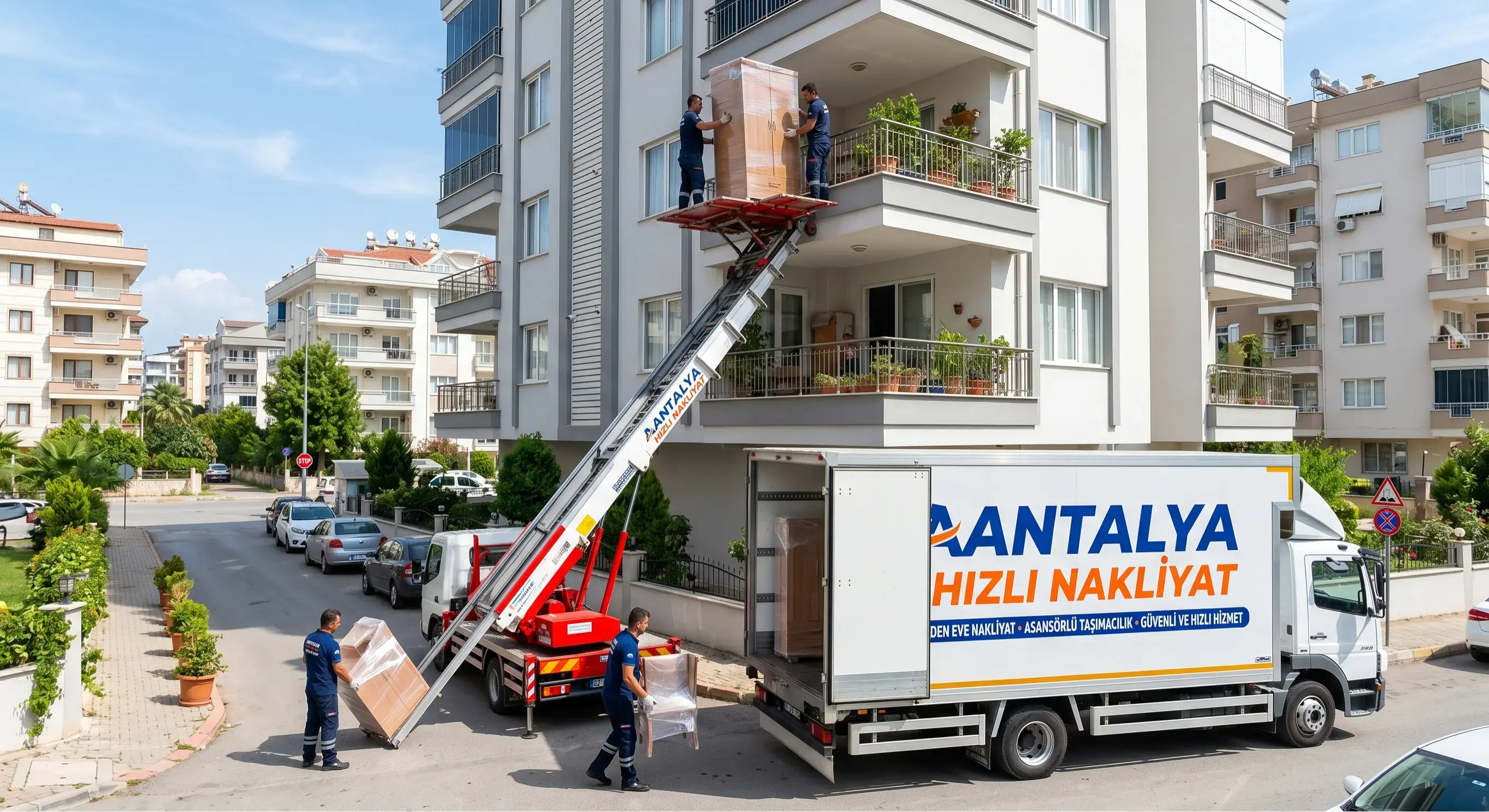 Asansorlu nakliyat ve paketleme hizmeti